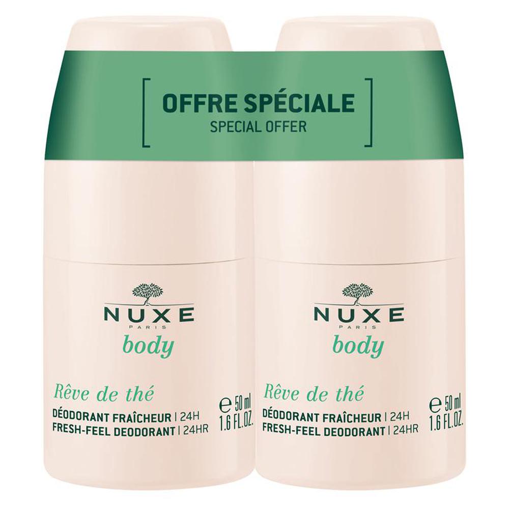 Nuxe body reve de the desodorante 2x50ml