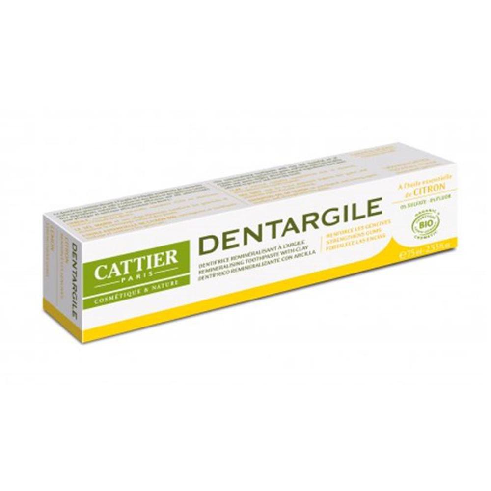 Cattier dentifrico dentargile limon 75ml