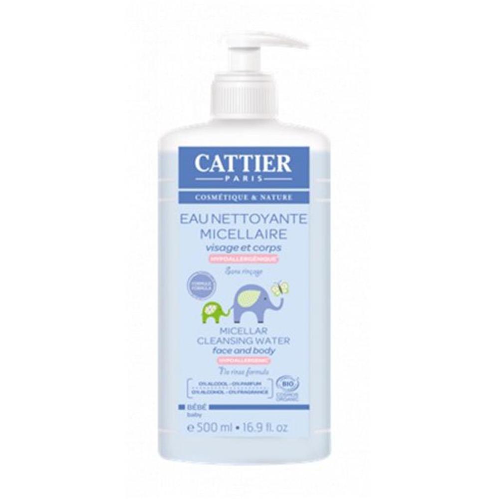 Cattier agua micelar bebe 500ml