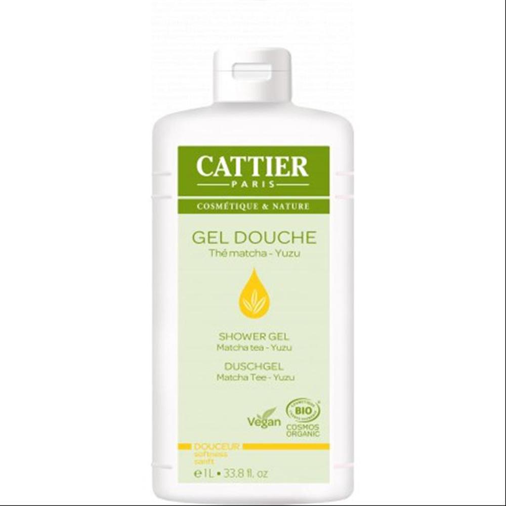 Cattier gel ducha suave te matcha 1l