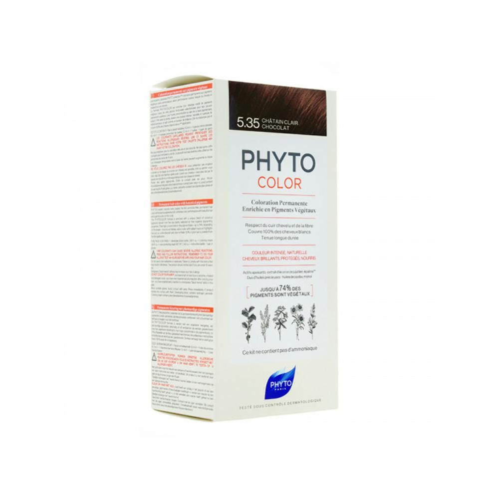 Phyto color 535 castaño claro dorado