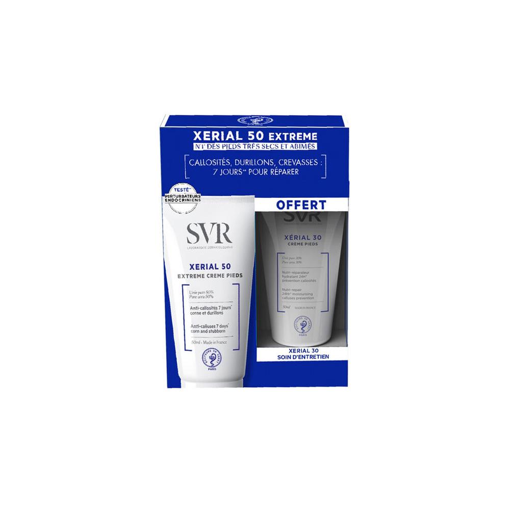 Svr xerial 50 extreme crema pies 50ml + xerial 30 crema de pies 30ml