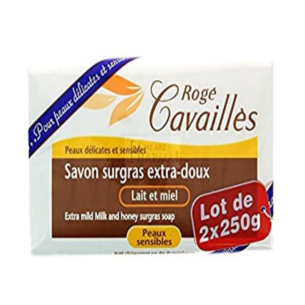 Roge cava. savon extra doux miel 2x250g