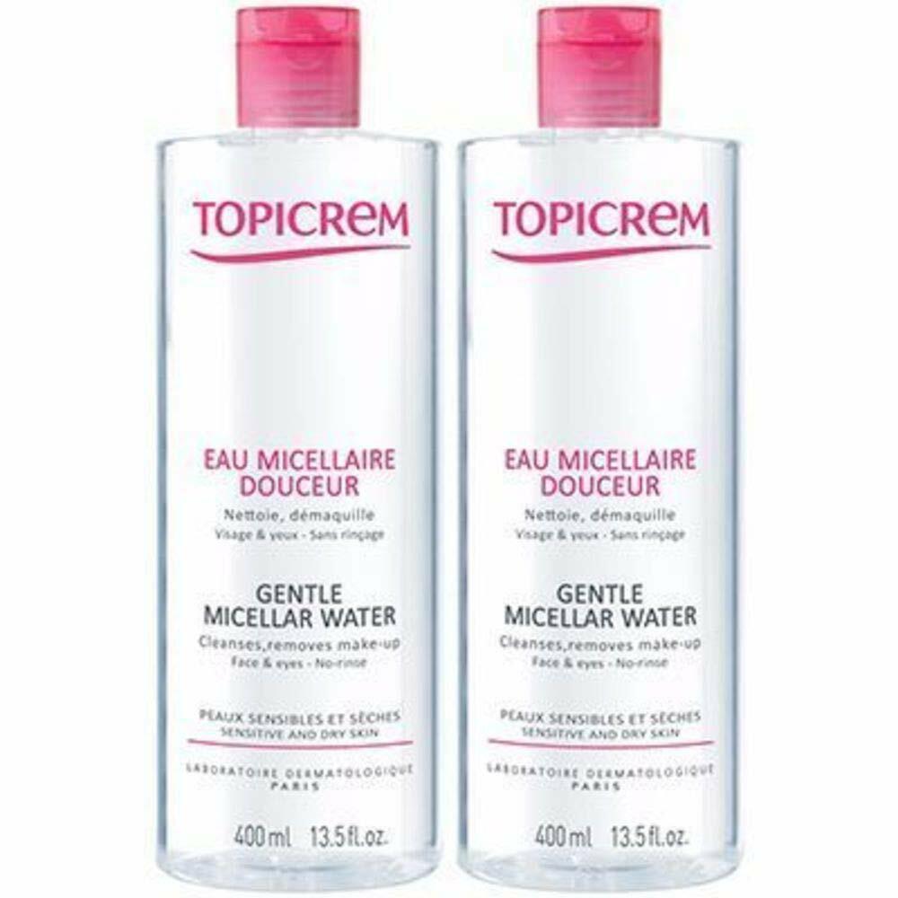 Topicrem agua micelar suave 2x400ml