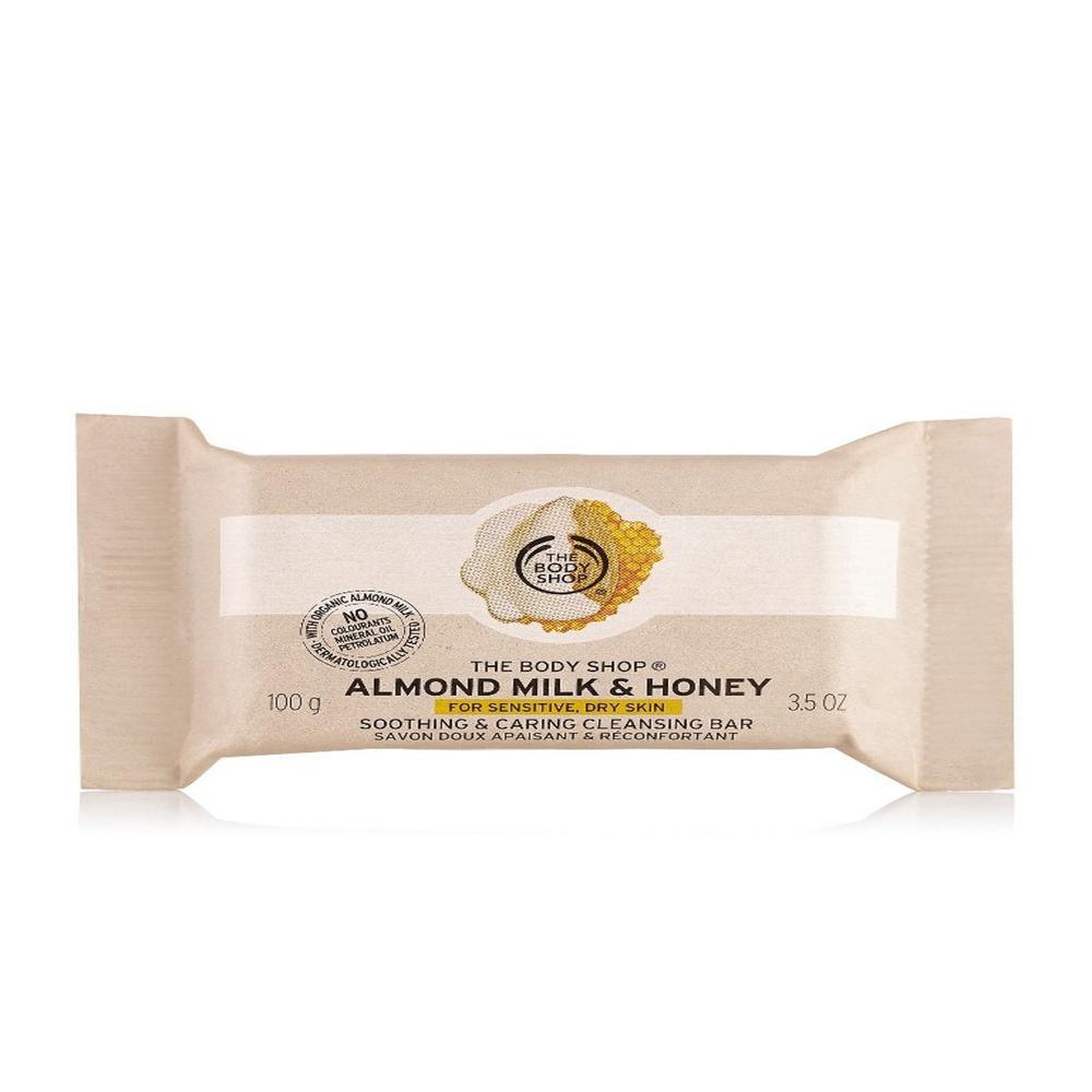 Body shop cleansing bar milk&honey 100g: