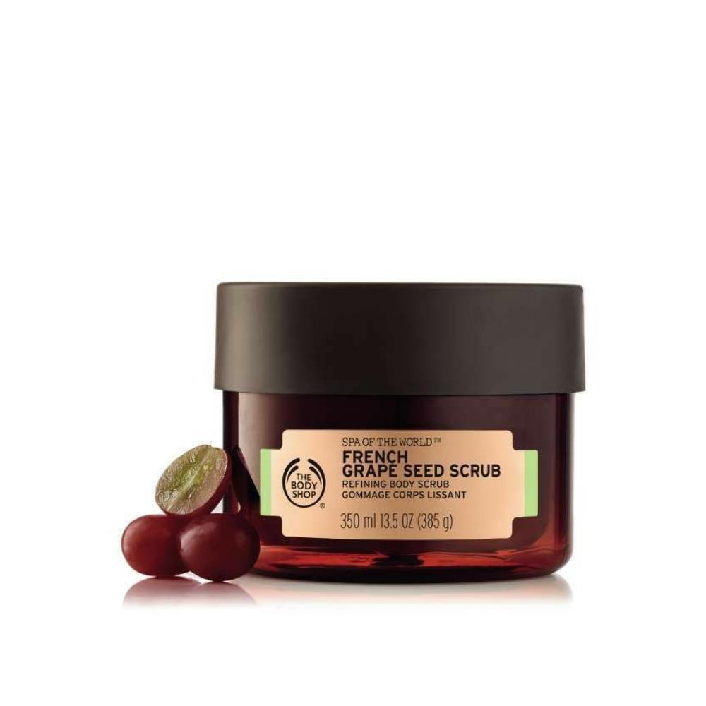 Body shop body scrub french grape 350ml
