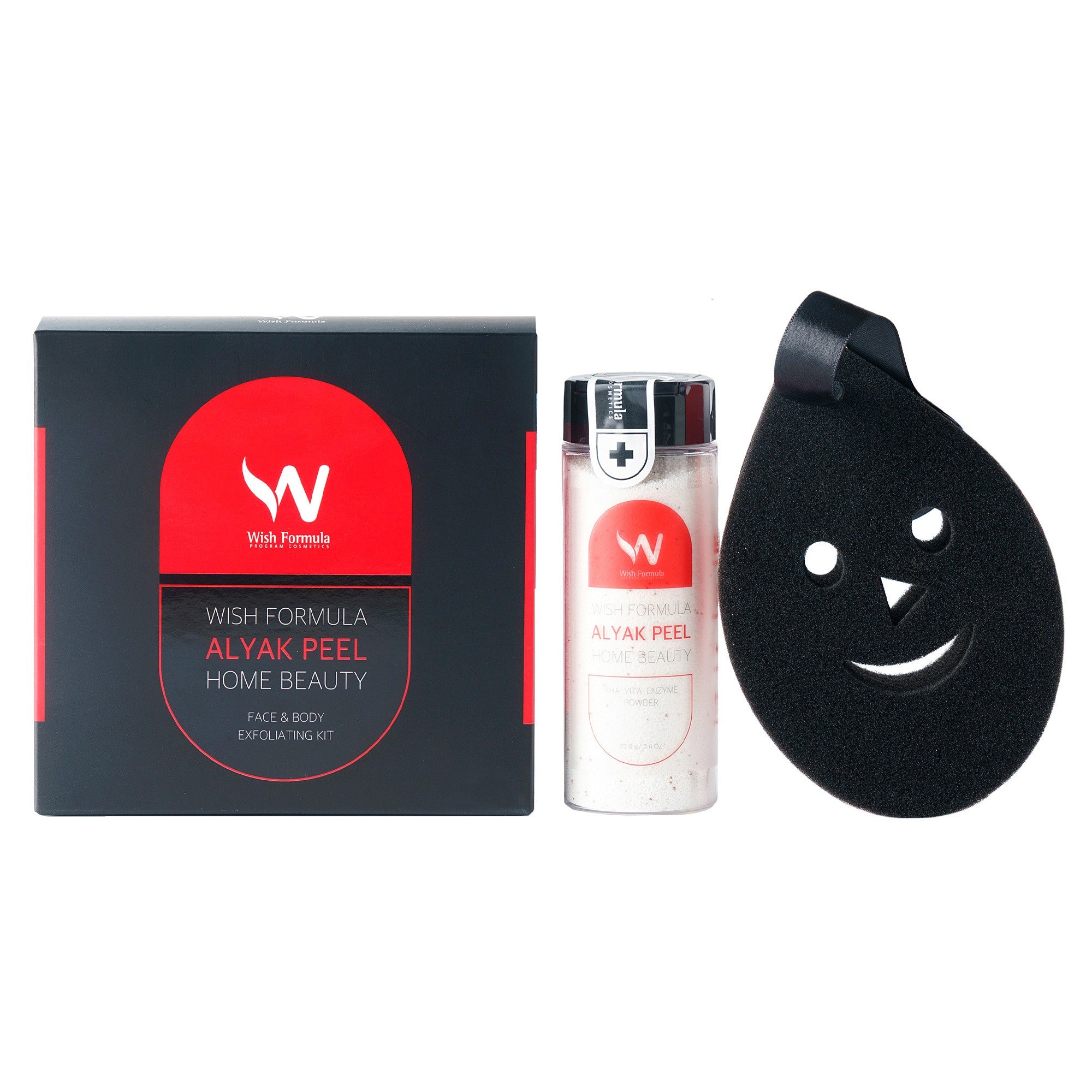 ALYAK PEEL HOME BEAUTY FACE & BODY EXFOLIATING KIT