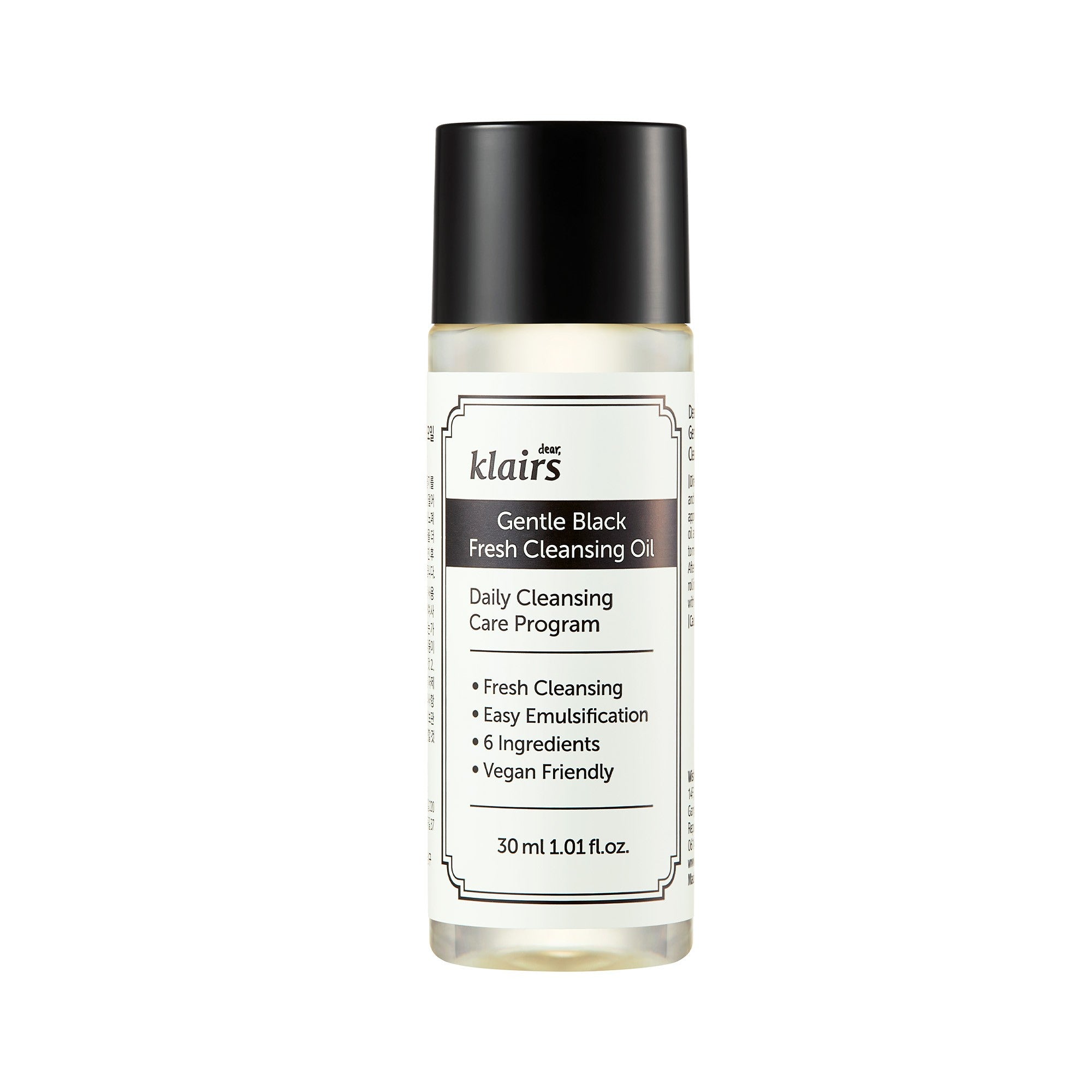GENTLE BLACK FRESH CLEANSING OIL