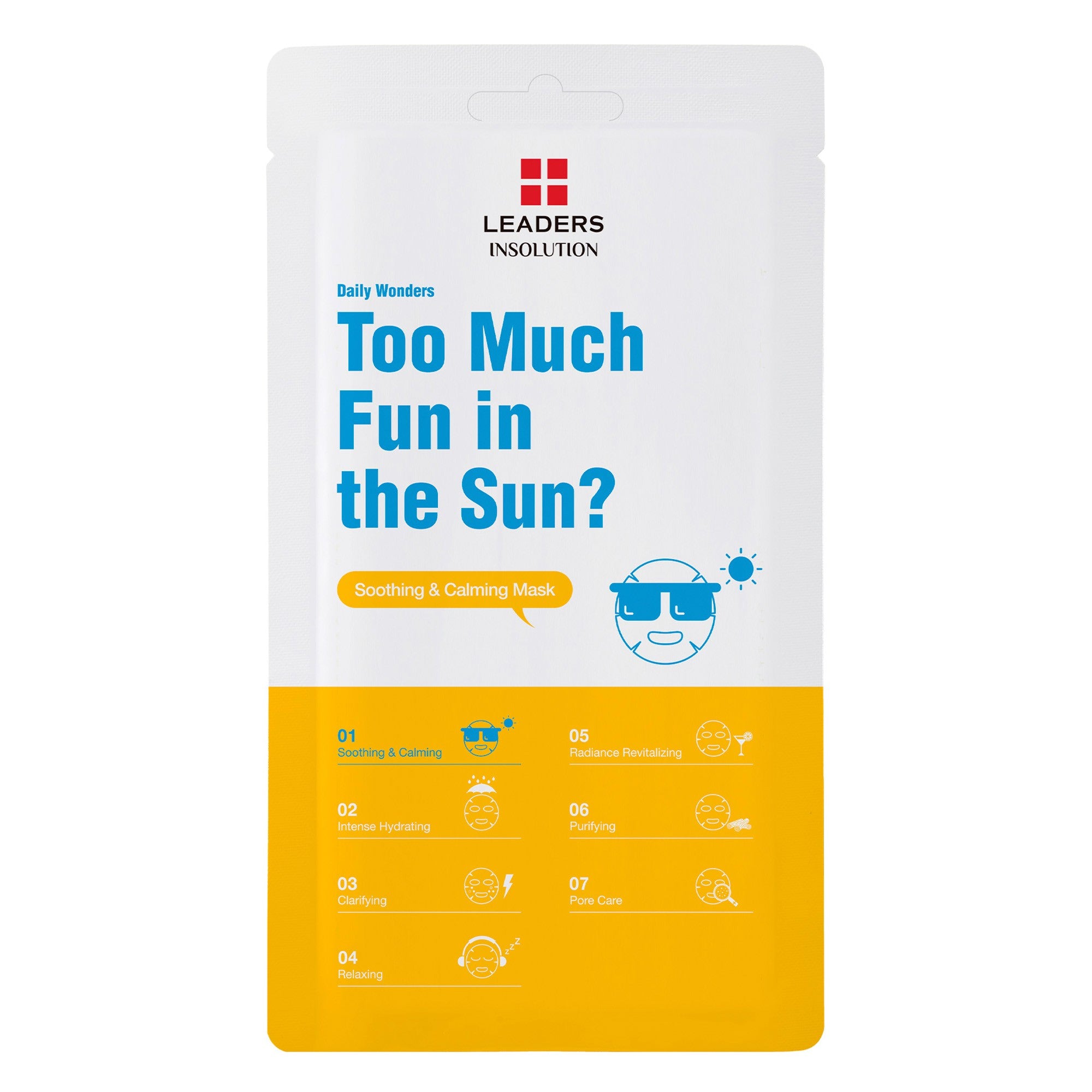 DAILY WONDERS TOO MUCH FUN IN THE SUN?  SOOTHING & CALMING MASK